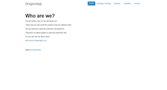 Desktop Screenshot of dragonapp.com
