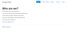 Tablet Screenshot of dragonapp.com